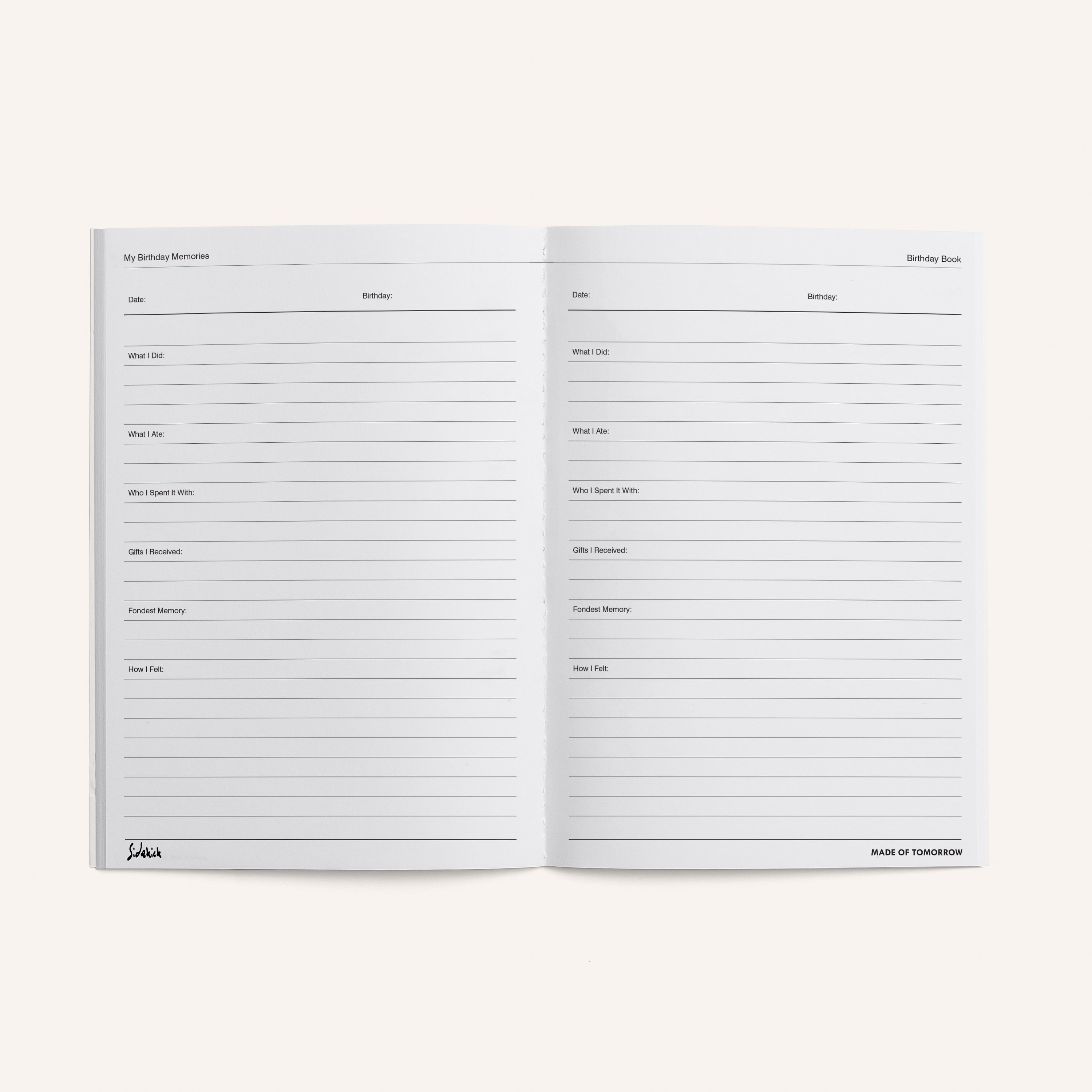 Birthday Book
